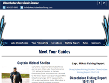 Tablet Screenshot of okeechobeebassfishing.com